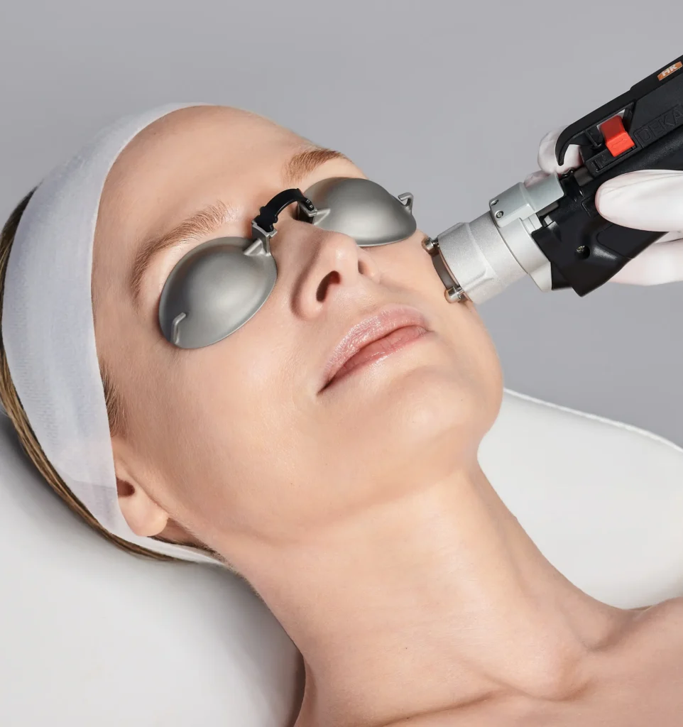 Patient with brighter, more radiant-looking skin after MoveoGLO laser facial treatment at CGT Aesthetics in Evergreen Park and Westmont, Illinois