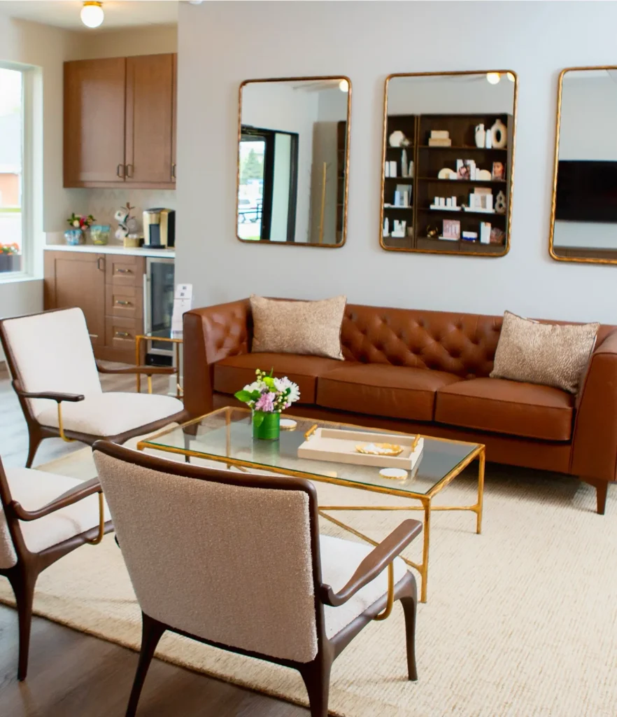 Interior of CGT Aesthetics medical aesthetics clinic in Westmont, Illinois