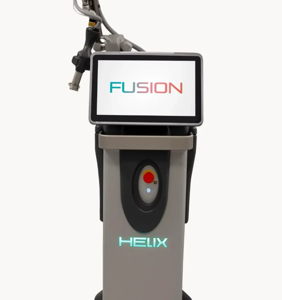 Helix Fusion laser system combining CoolPeel and DEKA CO2 technologies at CGT Aesthetics in Evergreen Park and Westmont, Illinois