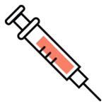 Icon representing Kybella injectable treatment for submental fullness