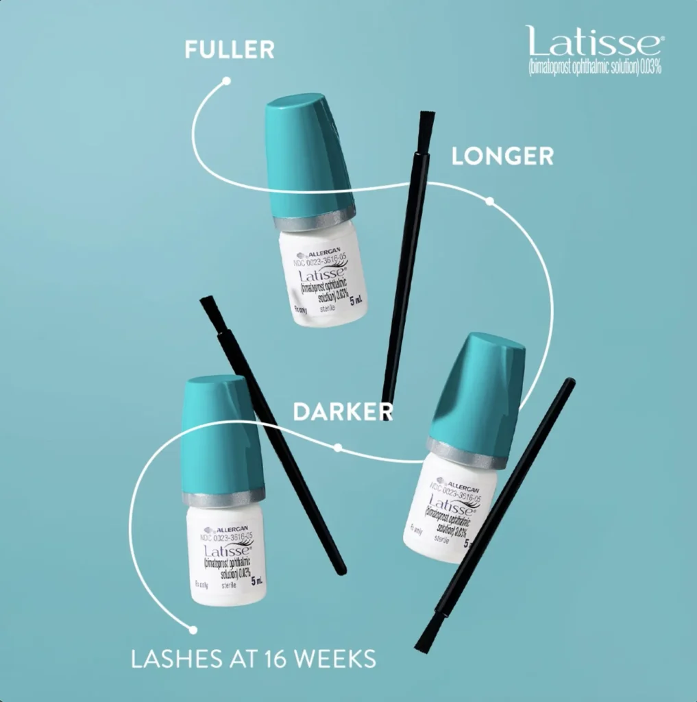 latisse-eyelash-growth-serum-chicago Latisse prescription eyelash enhancement treatment available at CGT Aesthetics in Evergreen Park and Westmont, Illinois