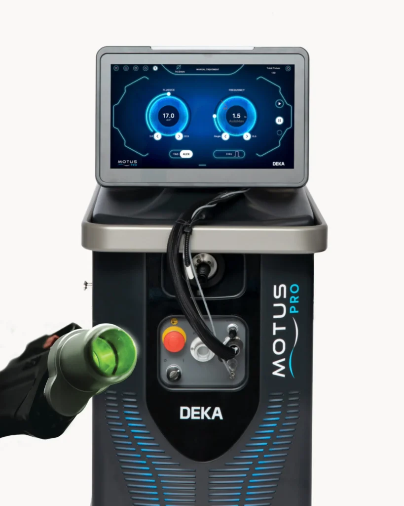 motus-az-plus-laser-treatment-device-cgt-aesthetics Motus AZ+ laser hair removal device at CGT Aesthetics in Evergreen Park and Westmont, Illinois