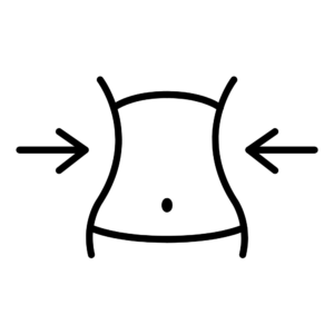 Muscle toning icon representing body sculpting and muscle definition treatments