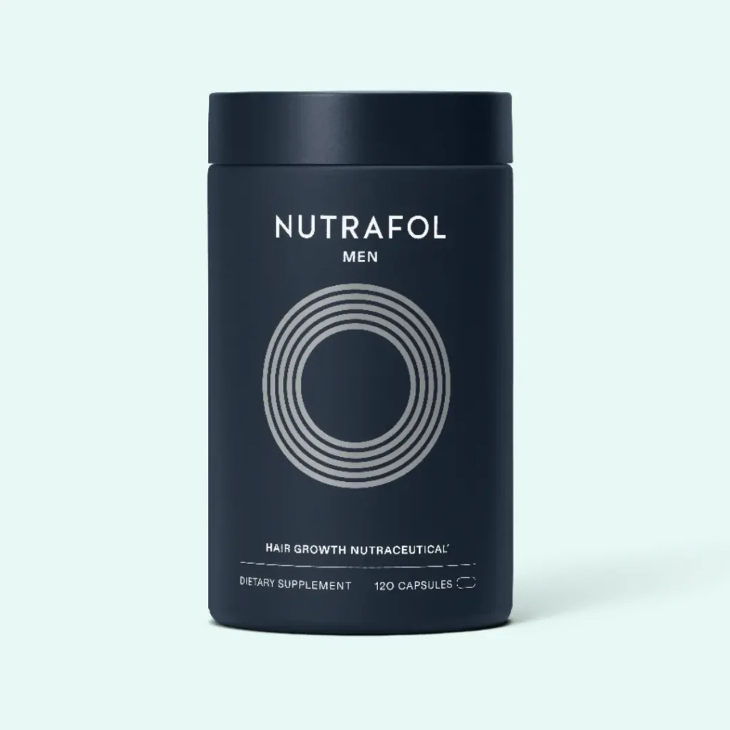 Nutrafol Men hair growth supplement for men experiencing thinning hair