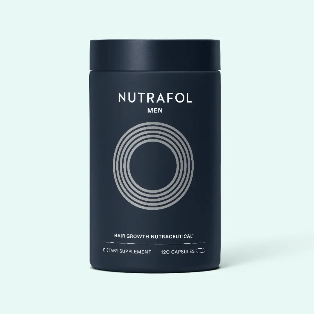 Nutrafol Men hair growth supplement for men experiencing thinning hair