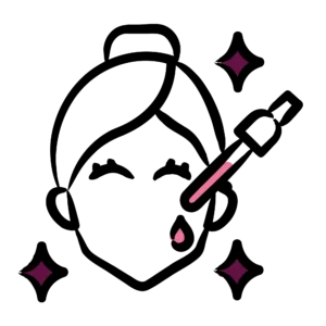 Recovery icon representing post-laser healing, skin regeneration, and recovery support with PDGF