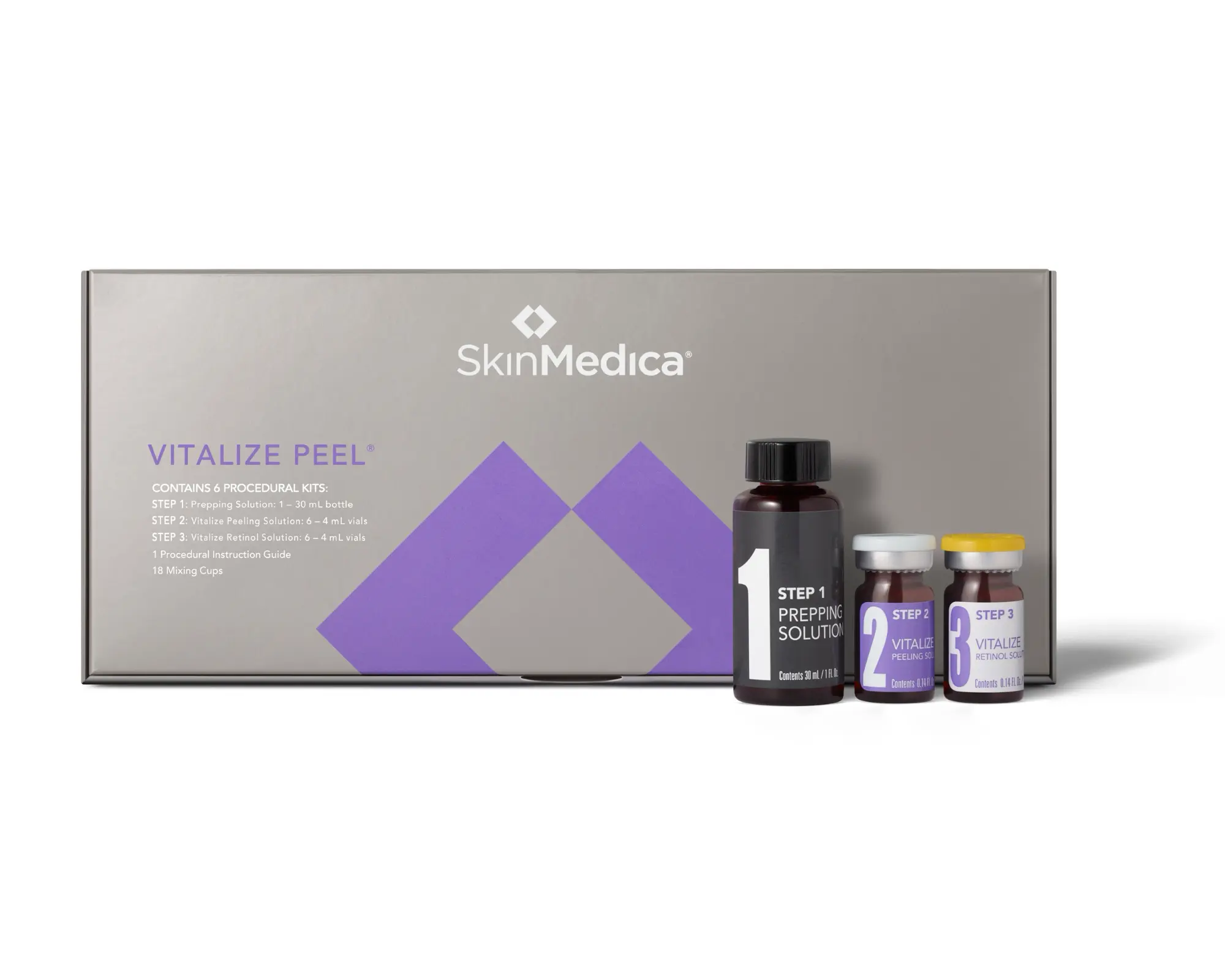 SkinMedica Vitalize Peel chemical peel designed to address mild to moderate skin imperfections