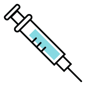 Syringe icon representing SkinVive injectable skin treatment