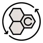 Collagen stimulation icon representing increased collagen production from Vivace Ultra RF microneedling